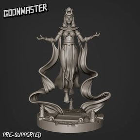 Mummy Witch Miniature | A - Tabletop RPG & D&D miniature. Perfect for wargaming & collectors