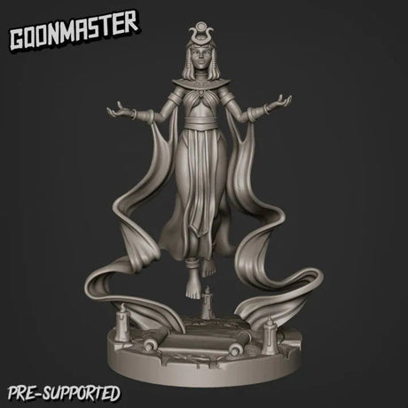 Mummy Witch Miniature | A - Tabletop RPG & D&D miniature. Perfect for wargaming & collectors