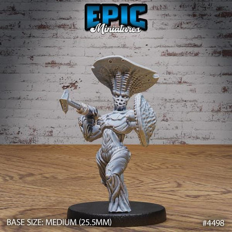Mushroom Folk Miniature | 4498 - Tabletop RPG & D&D miniature. Perfect for wargaming & collectors