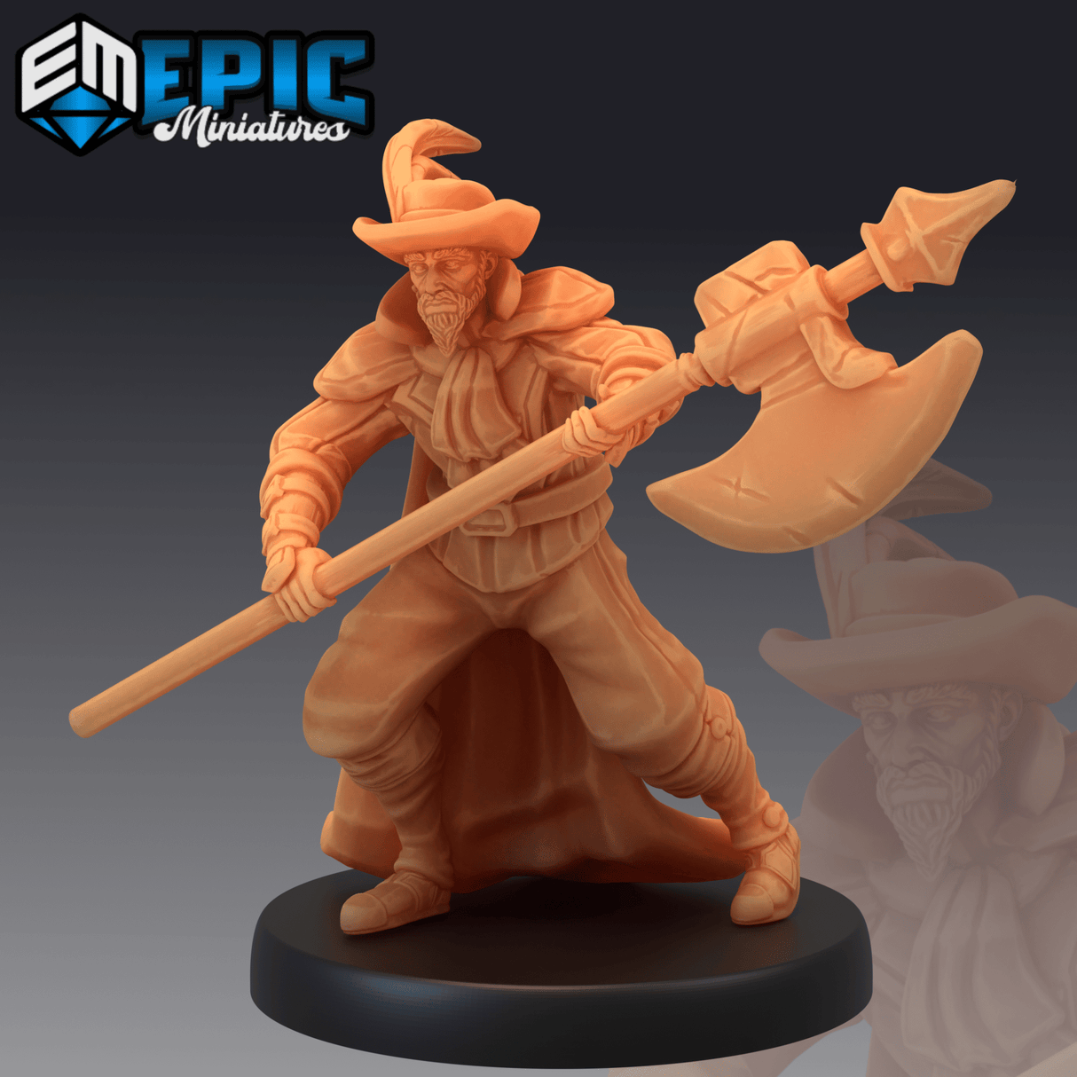 Musketeer Guard Miniature | A - Tabletop RPG & D&D miniature. Perfect for wargaming & collectors