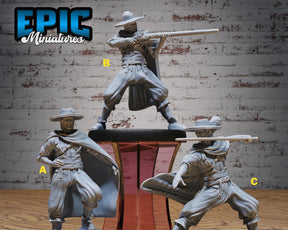 Musketeer Miniature | Set of 3 - Tabletop RPG & D&D miniature. Perfect for wargaming & collectors