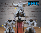 Muskteeret NPC Miniature | Set 5 (full set) - Tabletop RPG & D&D miniature. Perfect for wargaming & collectors