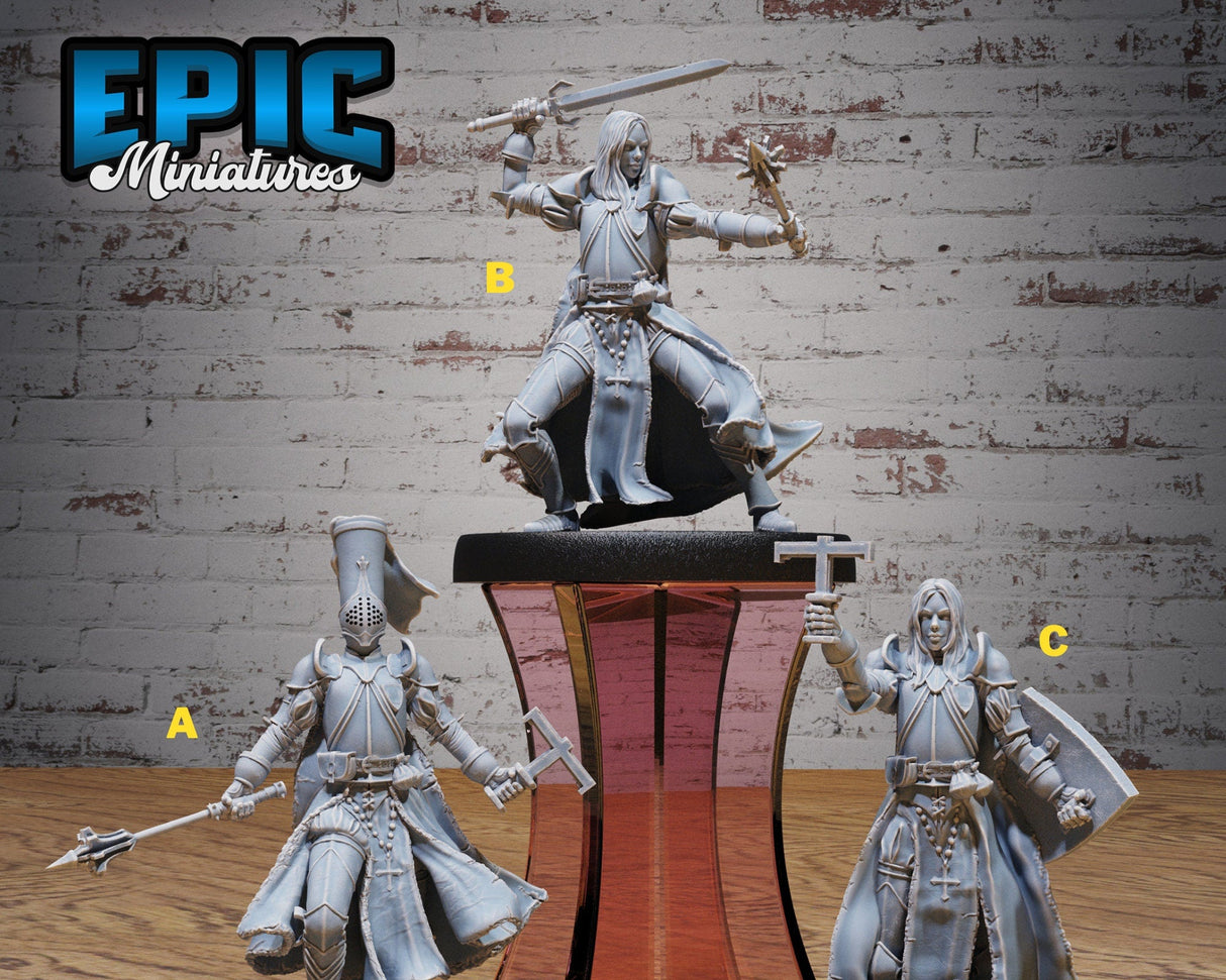 Muskteeret NPC Miniature | Set 7 (full set) - Tabletop RPG & D&D miniature. Perfect for wargaming & collectors