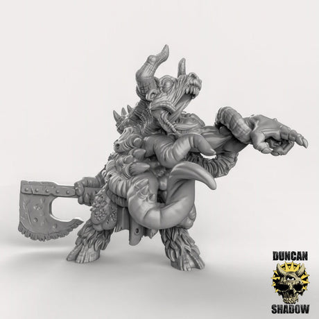 Mutant Cow Miniature | A - Tabletop RPG & D&D miniature. Perfect for wargaming & collectors