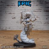 Naga Queen Miniature | 4423 - Tabletop RPG & D&D miniature. Perfect for wargaming & collectors