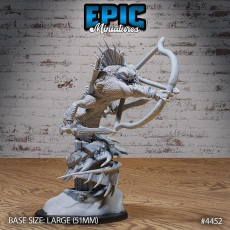 Naga Savages Miniature | 4452 - Tabletop RPG & D&D miniature. Perfect for wargaming & collectors