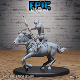 Native indian Horse riders Miniature | 6014 (horse with rider) - Tabletop RPG & D&D miniature. Perfect for wargaming & collectors