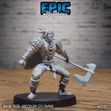 Native Indian Soldier Miniature | 6035 - Tabletop RPG & D&D miniature. Perfect for wargaming & collectors