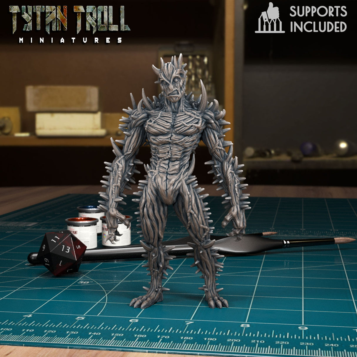 Needle Blight Miniature | D - Tabletop RPG & D&D miniature. Perfect for wargaming & collectors