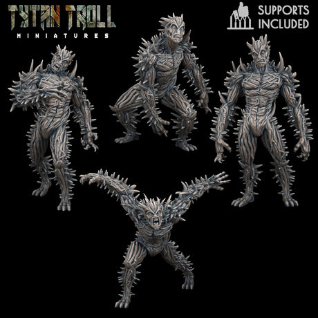 Needle Blight Miniature | Set of 4 - Tabletop RPG & D&D miniature. Perfect for wargaming & collectors