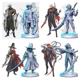 Neo warrior Anime warriors Miniature | Full Set All Models - Tabletop RPG & D&D miniature. Perfect for wargaming & collectors