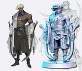 Neo warrior Anime warriors Miniature | Warrior 1 - Tabletop RPG & D&D miniature. Perfect for wargaming & collectors