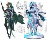 Neo Warriors Miniature | Warrior 1 - Tabletop RPG & D&D miniature. Perfect for wargaming & collectors