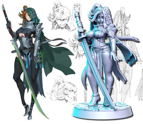 Neo Warriors Miniature | Warrior 1 - Tabletop RPG & D&D miniature. Perfect for wargaming & collectors