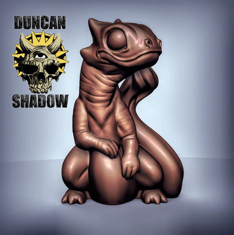 Newt Group Miniature | C - Tabletop RPG & D&D miniature. Perfect for wargaming & collectors