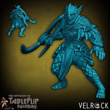 Night Elf Guard Miniature | E - Tabletop RPG & D&D miniature. Perfect for wargaming & collectors