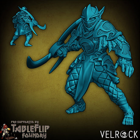 Night Elf Guard Miniature | E - Tabletop RPG & D&D miniature. Perfect for wargaming & collectors