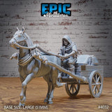 Night Watch and Merchant Wagon Miniature | 4032 - Tabletop RPG & D&D miniature. Perfect for wargaming & collectors