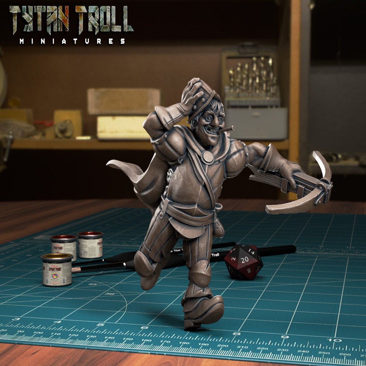 Nightwatch Guards Miniature | B - Tabletop RPG & D&D miniature. Perfect for wargaming & collectors