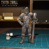 Nightwatch Guards Miniature | E - Tabletop RPG & D&D miniature. Perfect for wargaming & collectors