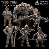 Nightwatch Guards Miniature | set of 6 - Tabletop RPG & D&D miniature. Perfect for wargaming & collectors