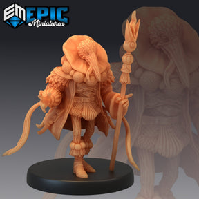 Noble Crane Folk Miniature | 1970 Noble Crane - Tabletop RPG & D&D miniature. Perfect for wargaming & collectors