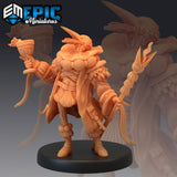 Noble Crane Folk Miniature | 1972 Noble Laughing - Tabletop RPG & D&D miniature. Perfect for wargaming & collectors