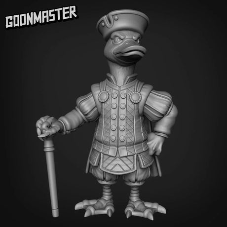 Noble Duck Folk Miniature | A - Tabletop RPG & D&D miniature. Perfect for wargaming & collectors