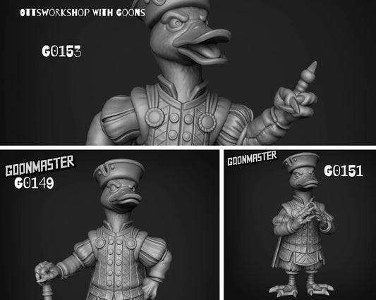 Noble Duck Folk Miniature - Set of 3 - 28mm