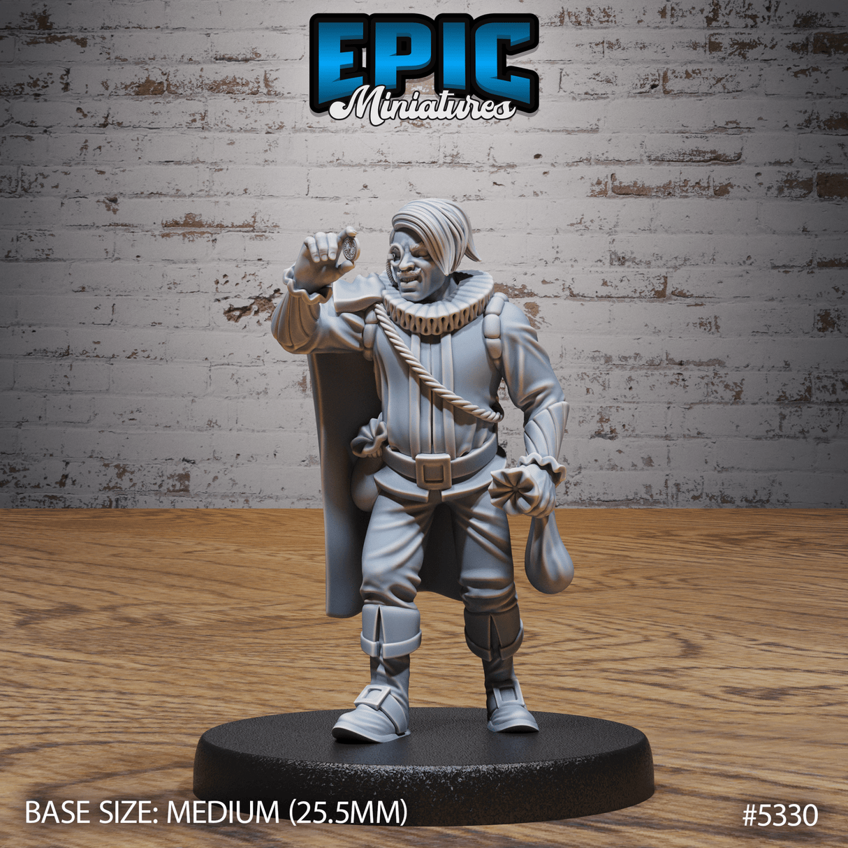 Noble Miniature | D - Tabletop RPG & D&D miniature. Perfect for wargaming & collectors