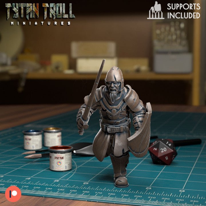 Northern Guards Miniature | G - Tabletop RPG & D&D miniature. Perfect for wargaming & collectors