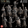 Northern Guards Miniature | Set of 10 - Tabletop RPG & D&D miniature. Perfect for wargaming & collectors