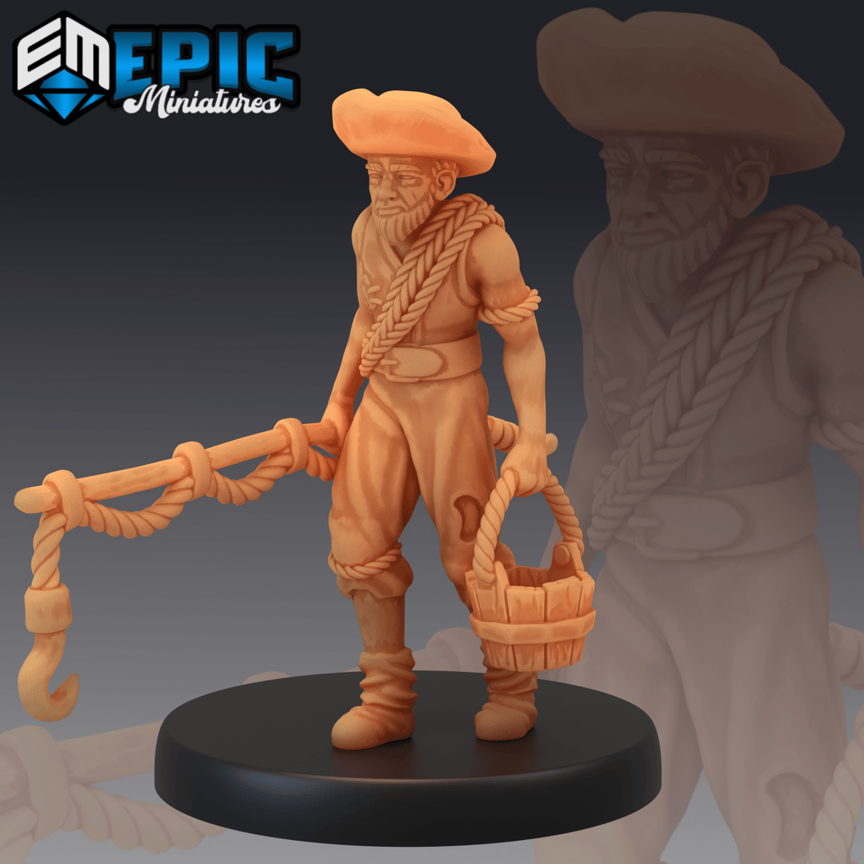 Npc Bundle Miniature | 3 - Tabletop RPG & D&D miniature. Perfect for wargaming & collectors