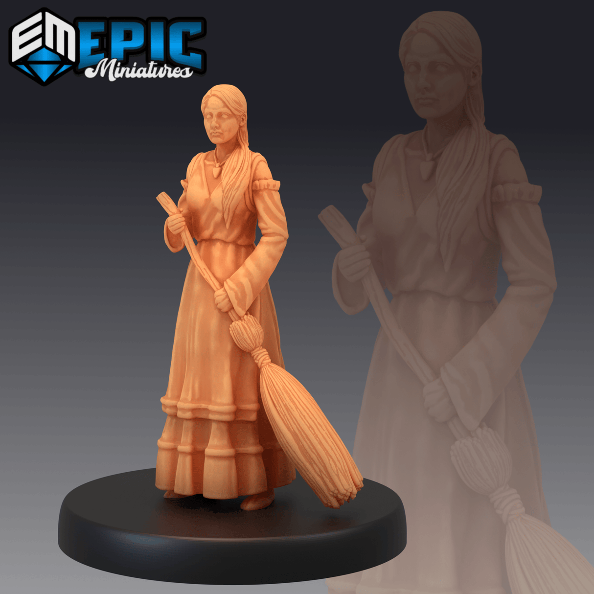 Npc Bundle Miniature | 4 - Tabletop RPG & D&D miniature. Perfect for wargaming & collectors
