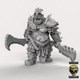 Ogre boss Miniature | A - Tabletop RPG & D&D miniature. Perfect for wargaming & collectors