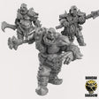 Ogre boss Miniature | Set of 3 - Tabletop RPG & D&D miniature. Perfect for wargaming & collectors