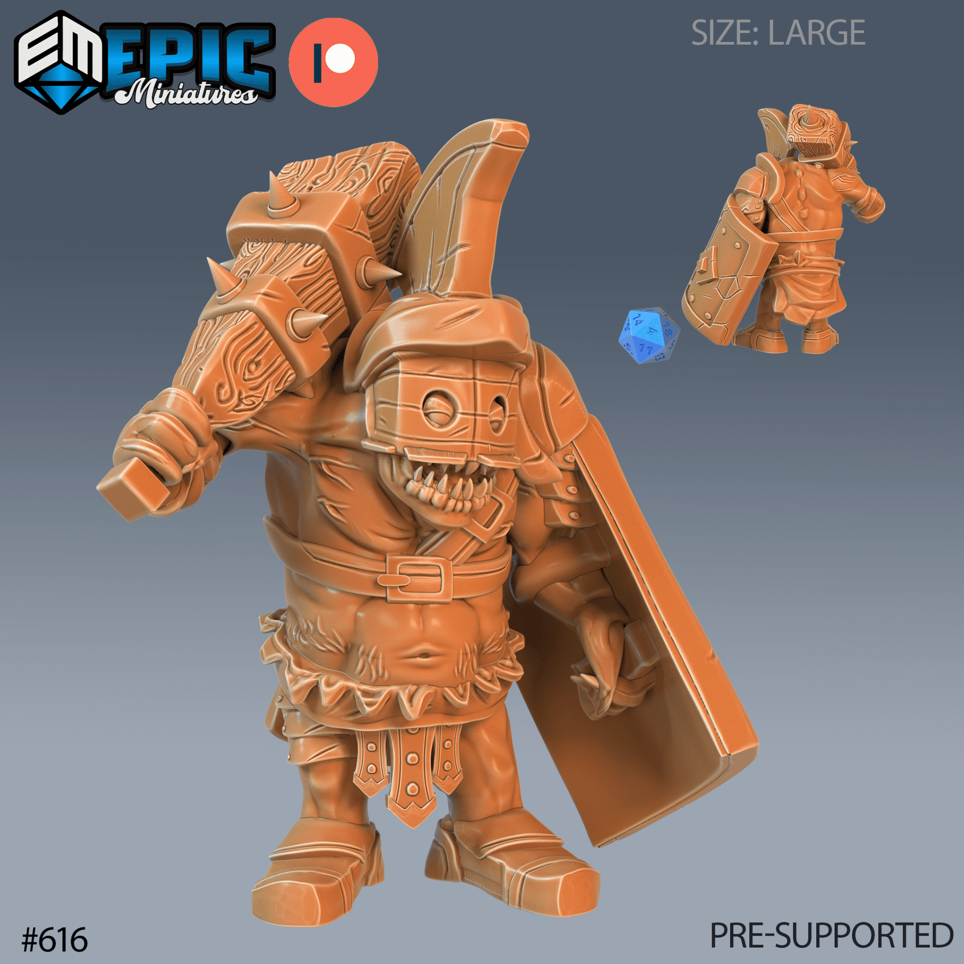 Ogre Miniature - A - 28mm