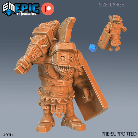 Ogre Miniature | A - Tabletop RPG & D&D miniature. Perfect for wargaming & collectors