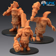 Ogre Miniature | Set of 3 - Tabletop RPG & D&D miniature. Perfect for wargaming & collectors