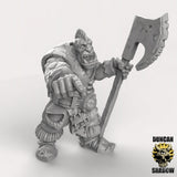 Ogre with twohanded weapons Miniature | A - Tabletop RPG & D&D miniature. Perfect for wargaming & collectors