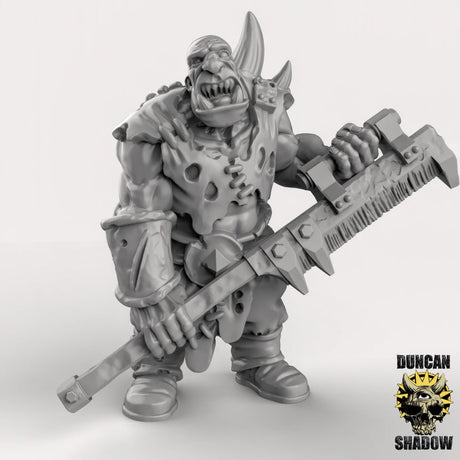 Ogre with twohanded weapons Miniature | C - Tabletop RPG & D&D miniature. Perfect for wargaming & collectors