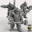 Ogre with twohanded weapons Miniature | Set of 3 - Tabletop RPG & D&D miniature. Perfect for wargaming & collectors