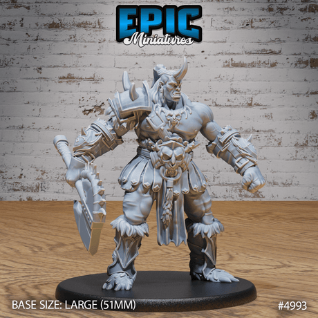 Ogrillon Miniature | A - Tabletop RPG & D&D miniature. Perfect for wargaming & collectors
