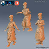 Old Cook Miniature | Set of 3 - Tabletop RPG & D&D miniature. Perfect for wargaming & collectors