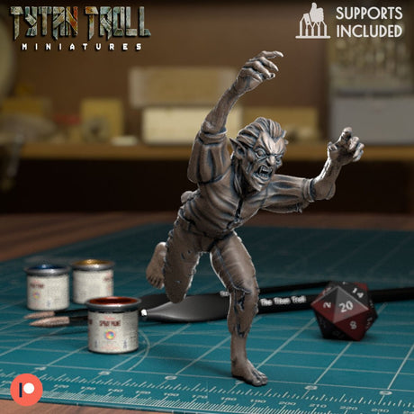 Old Vampires Miniature | E - Tabletop RPG & D&D miniature. Perfect for wargaming & collectors