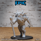 Old Yeti Miniature | A - Tabletop RPG & D&D miniature. Perfect for wargaming & collectors