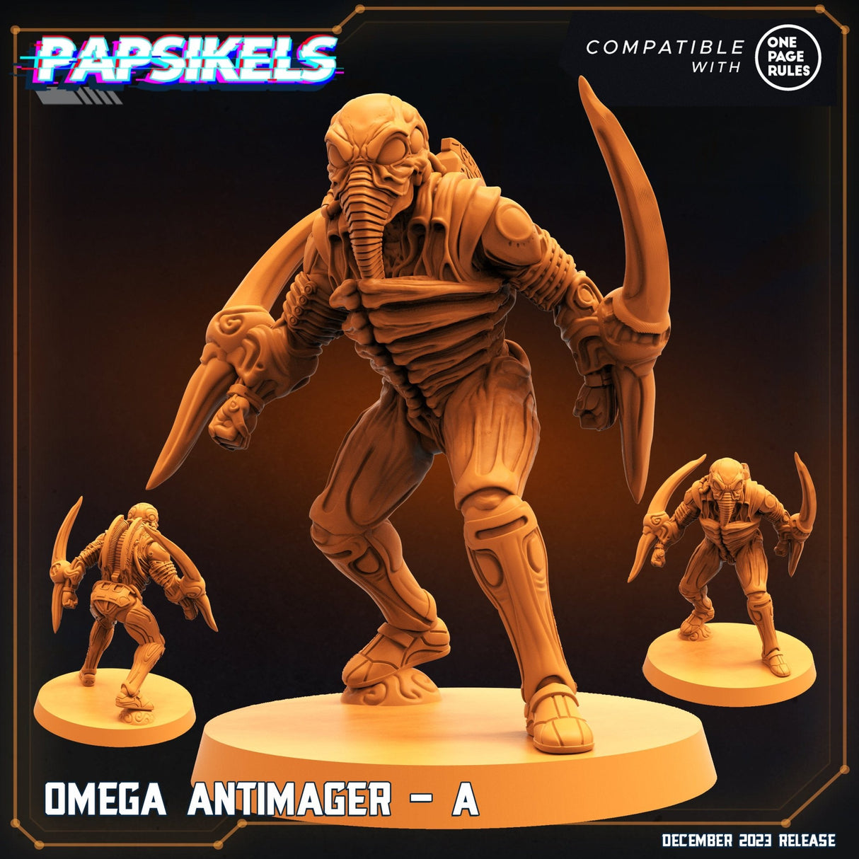 Omega Antimager Miniature | Antimager A - Tabletop RPG & D&D miniature. Perfect for wargaming & collectors