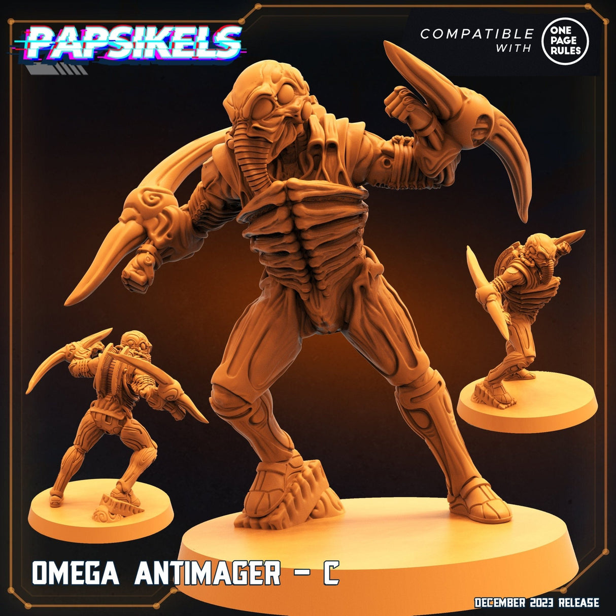 Omega Antimager Miniature | Antimager C - Tabletop RPG & D&D miniature. Perfect for wargaming & collectors