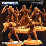 Omega Antimager Miniature | Full Set All Models - Tabletop RPG & D&D miniature. Perfect for wargaming & collectors
