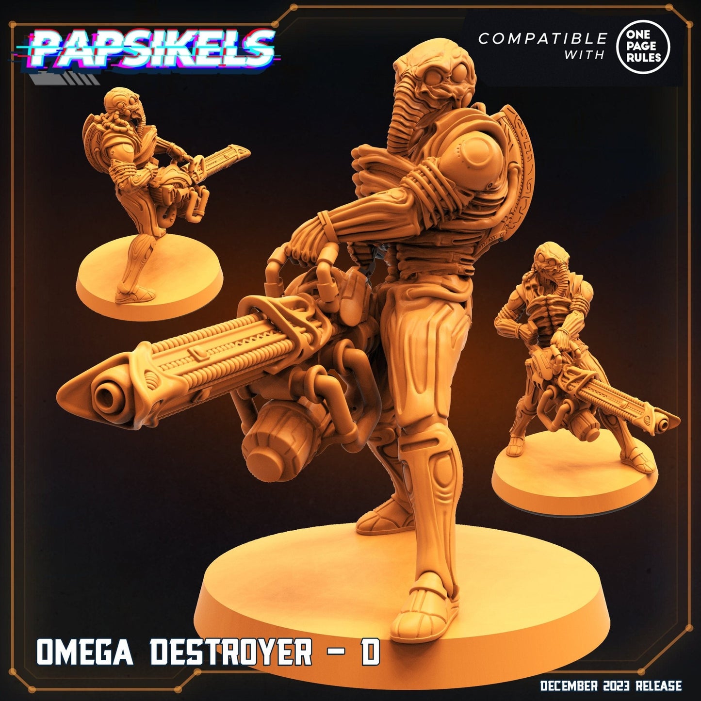 Omega Deystroyer Miniature - Destroyer D - 32mm